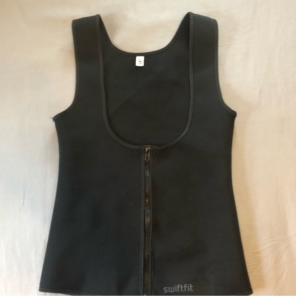 SWIFT FIT Women’s Waist Trainer Body Shaping Tank Top Size Small - Picture 3 of 7